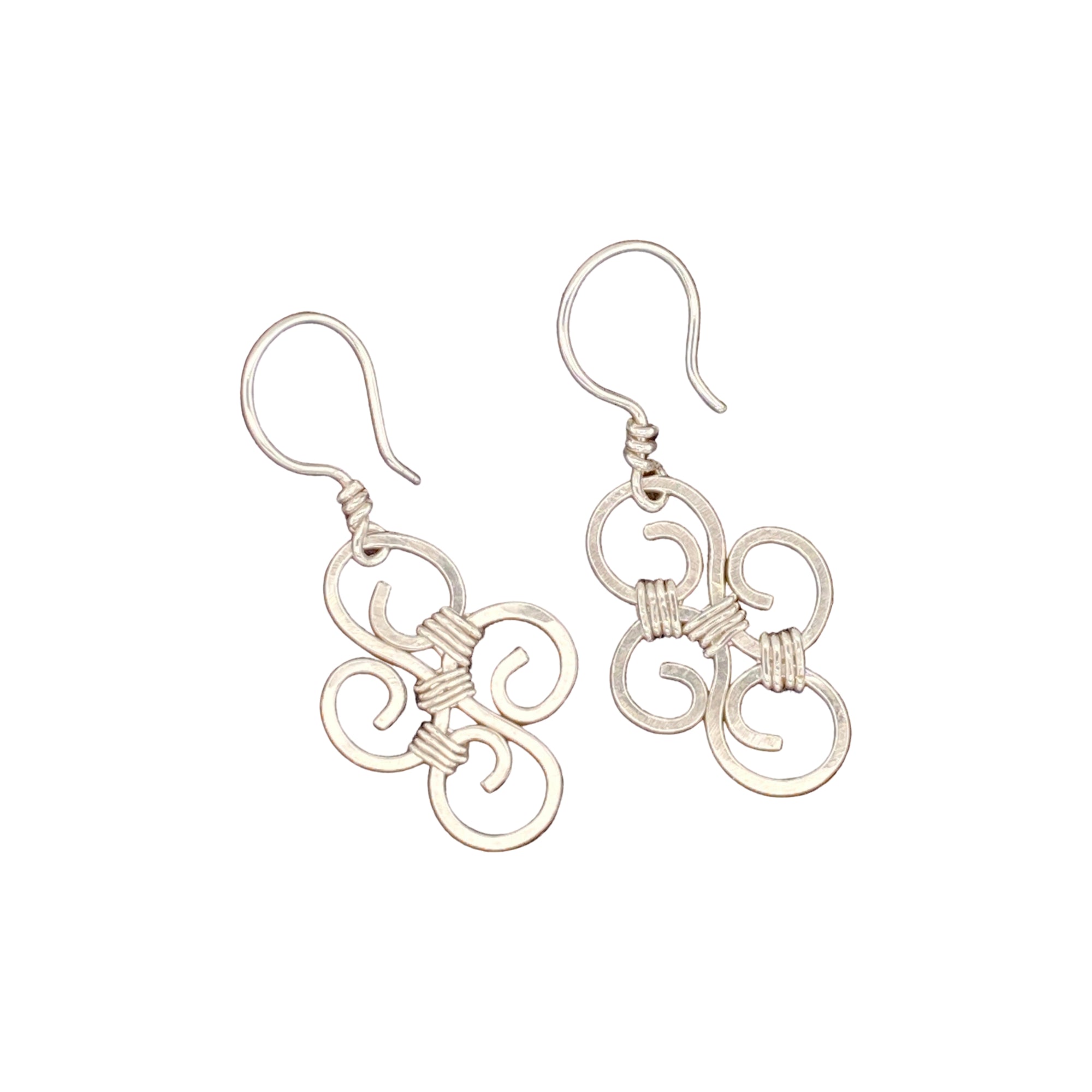Camille Patton Swirl Wire Jewelry Earrings S01