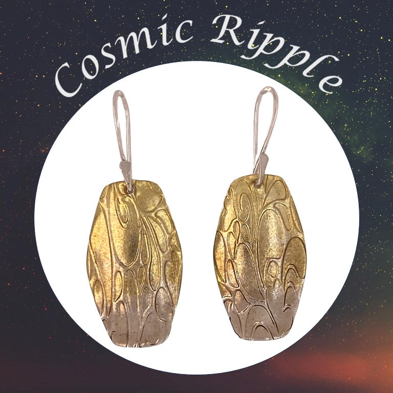 Starlight Collection: Cosmic Ripple Earrings