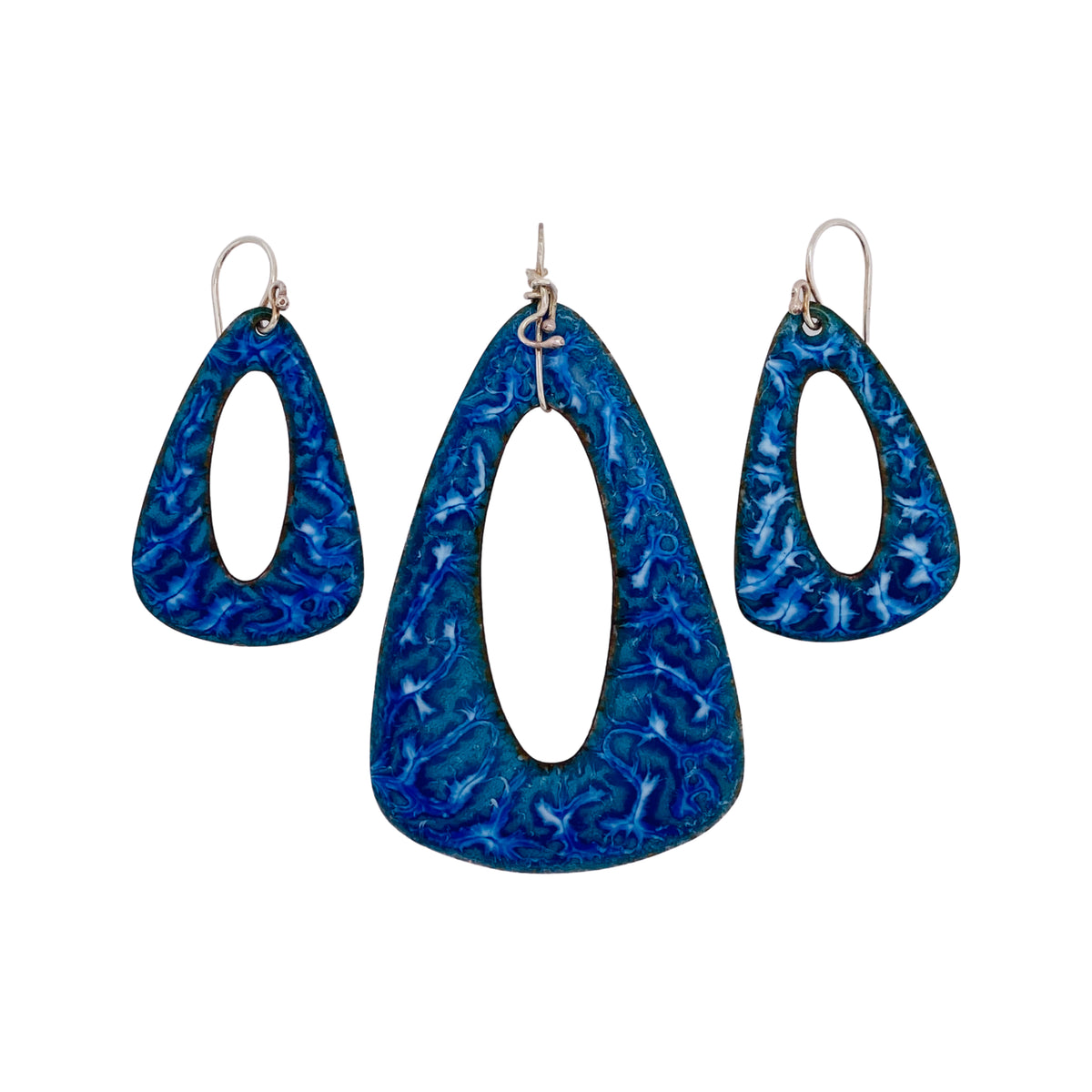 Camille Patton Blue Beauty Head Over Heels Jewelry Set S03