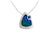 Camille Patton Blue Moon Champleve Jewelry Necklace S01