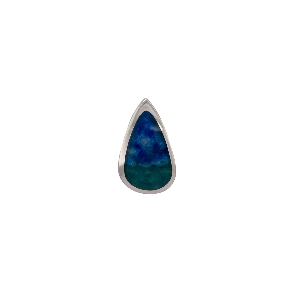 Camille Patton Deep Blue Sky Champleve Jewelry Pendant S03