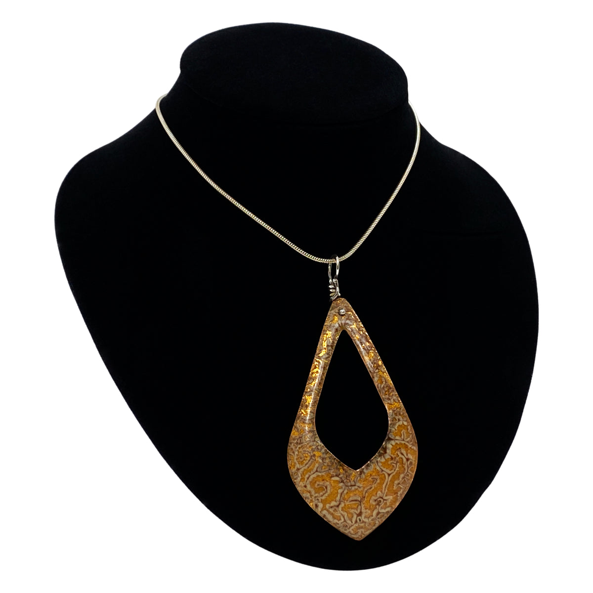 Camille Patton Golden Animal Head Over Heels Jewelry Necklace S04