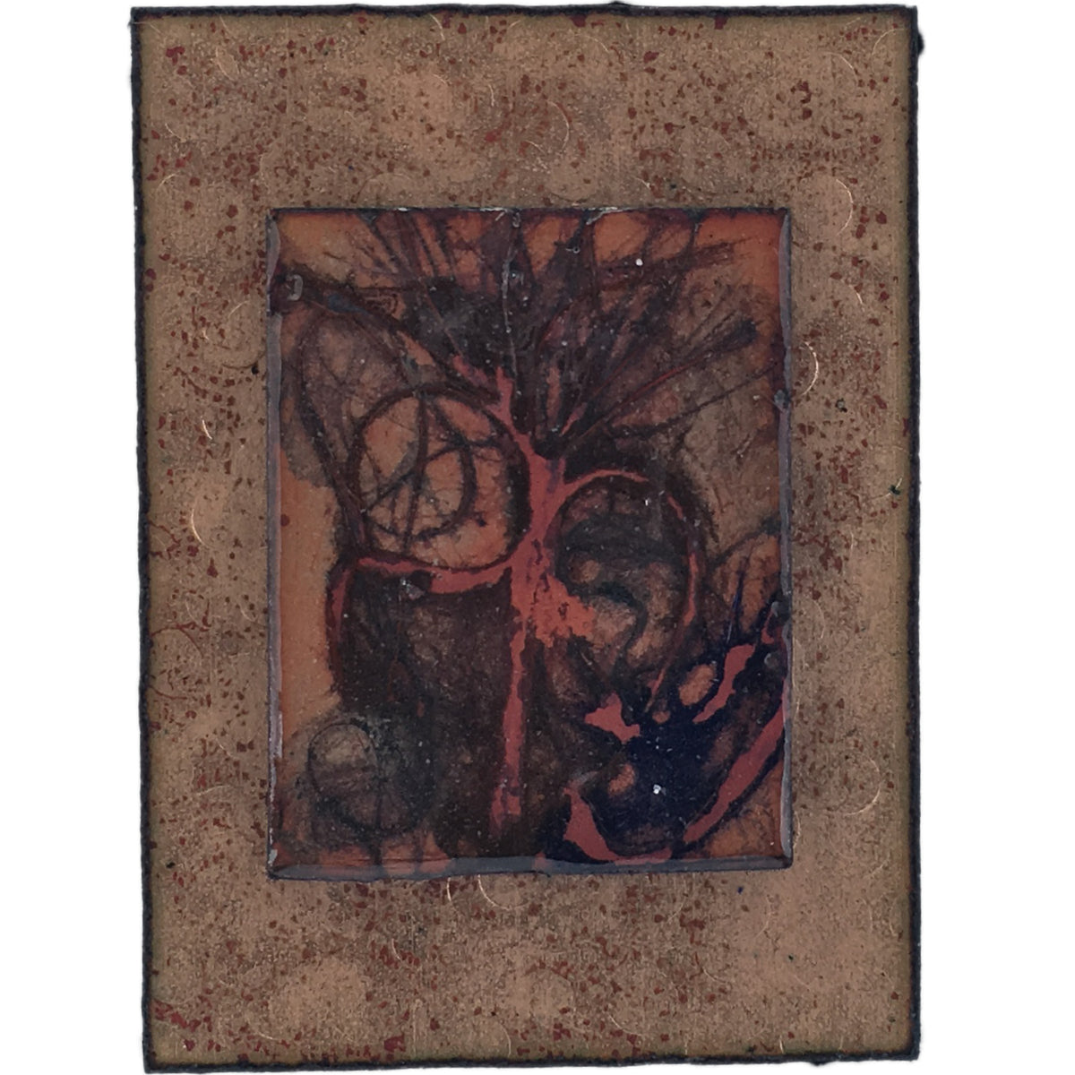 Camille Patton Hidden Nest Vitreous Enamel Framed Wall Art