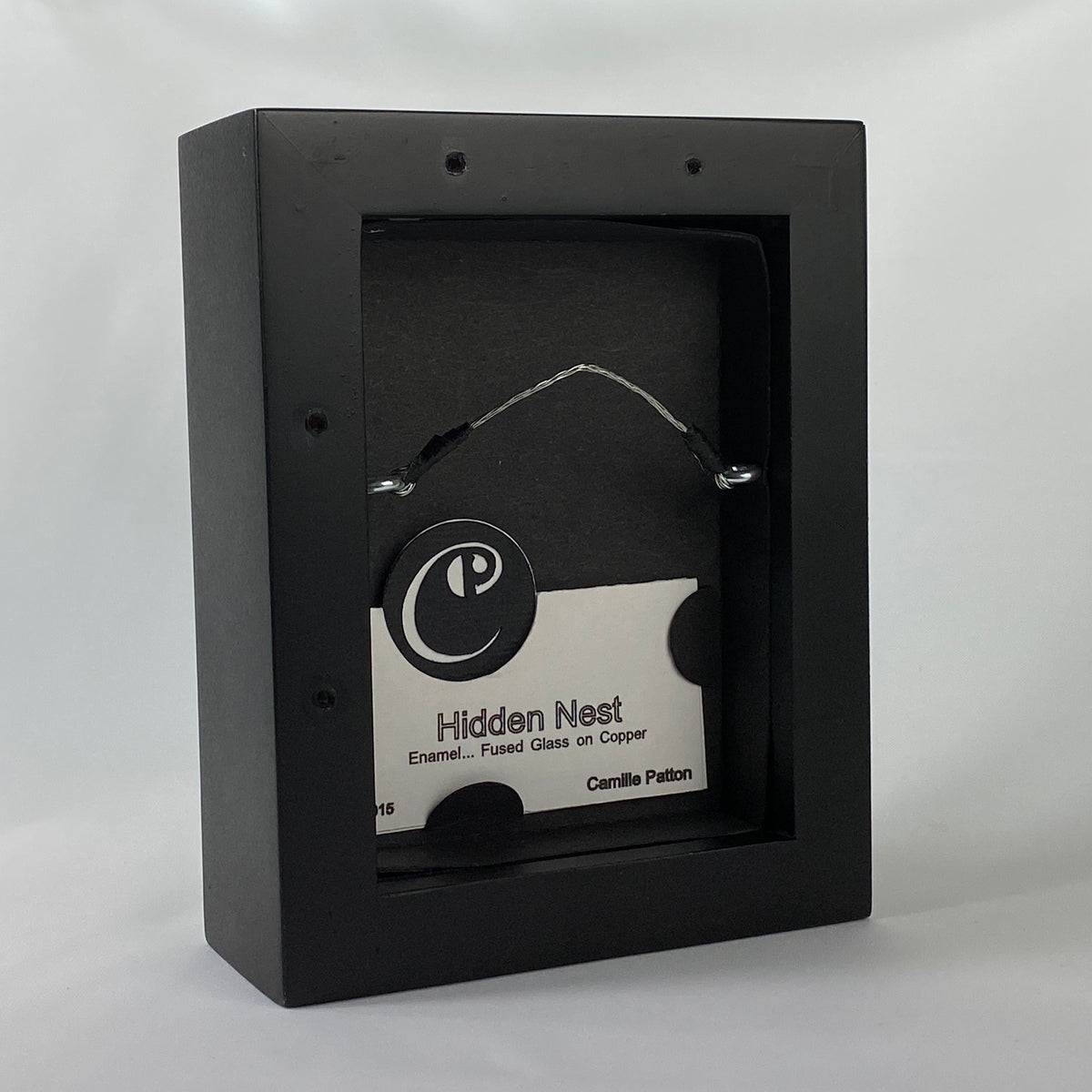 Camille Patton Hidden Nest Vitreous Enamel Framed Wall Art