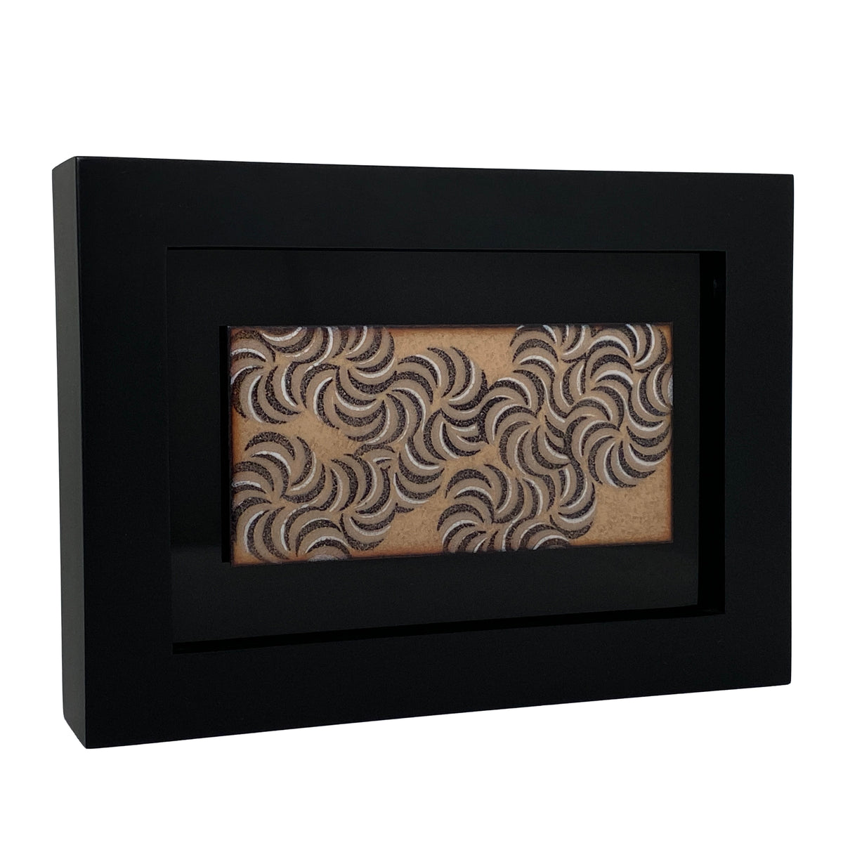 Camille Patton Kinetic Reflection from Kinetic Series Set of Three Vitreous Enamel Framed Wall Art