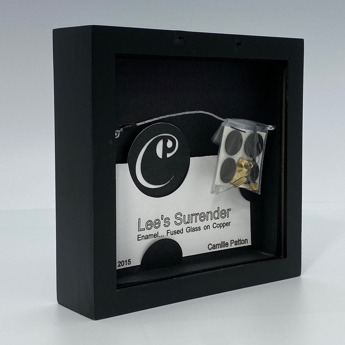 Camille Patton Lees Surrender Vitreous Enamel Framed Wall Art