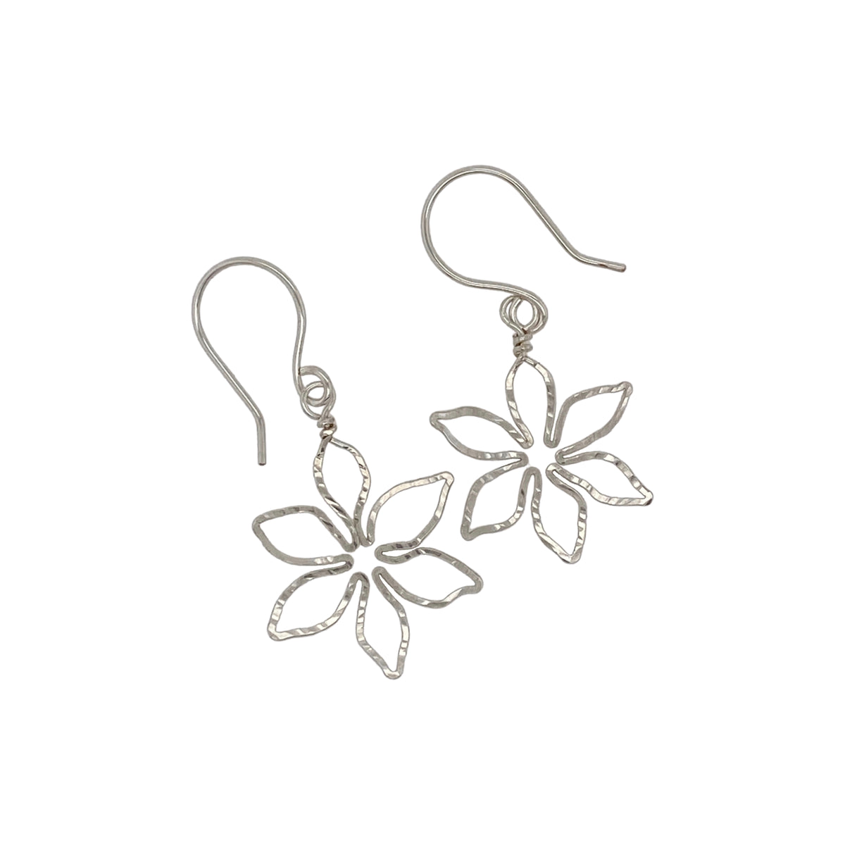 Camille Patton Lily 6 Petal Wire Jewelry Earrings S01
