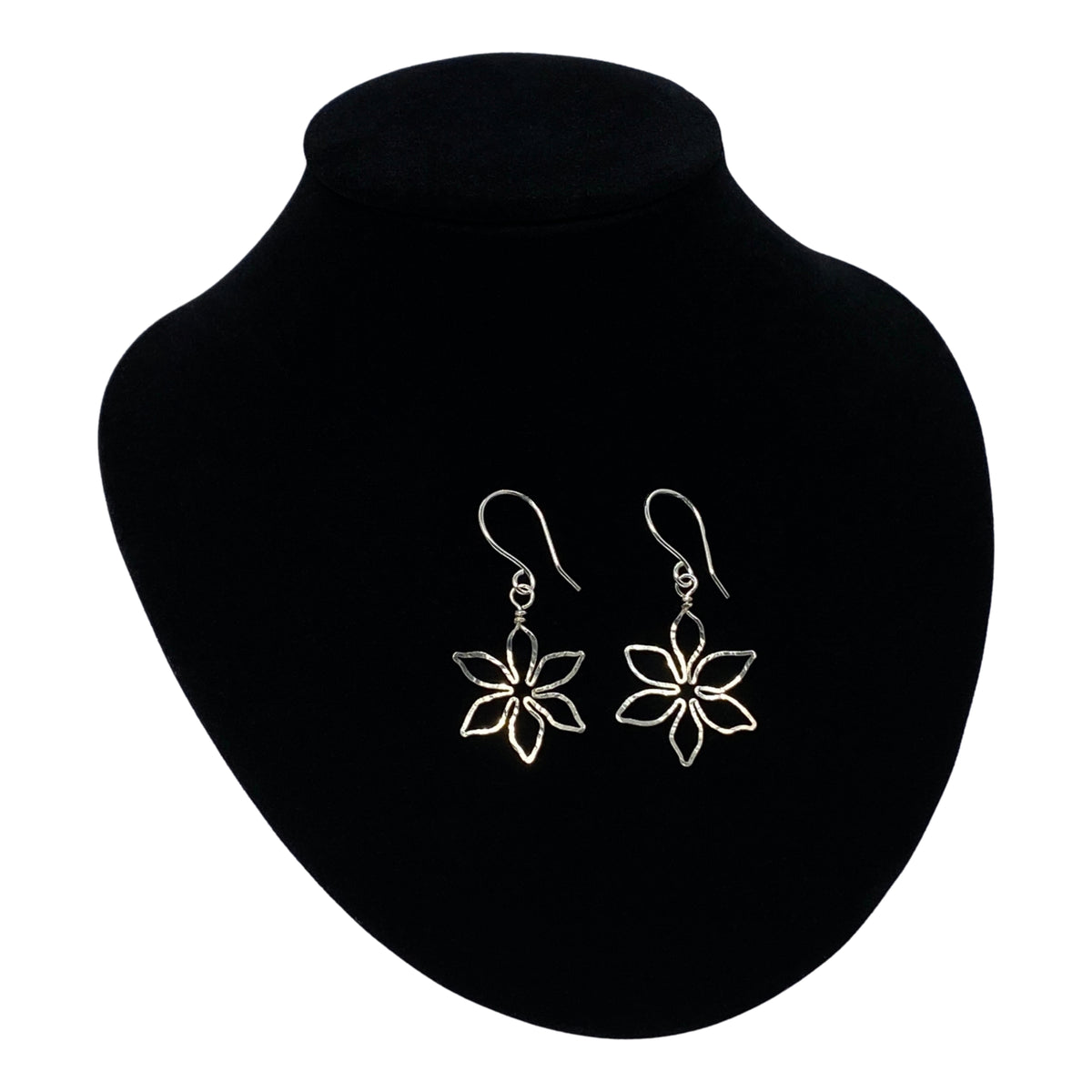 Camille Patton Lily 6 Petal Wire Jewelry Earrings S02