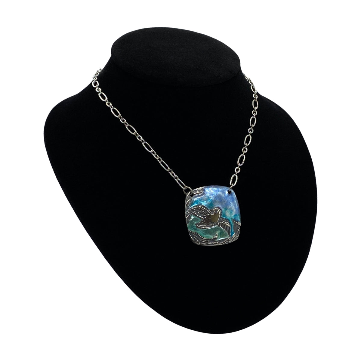 Camille Patton Pearly Bird Cosmos Jewelry Necklace S02