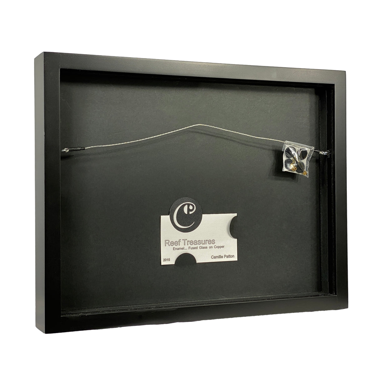 Camille Patton Reef Treasures Vitreous Enamel Framed Wall Art