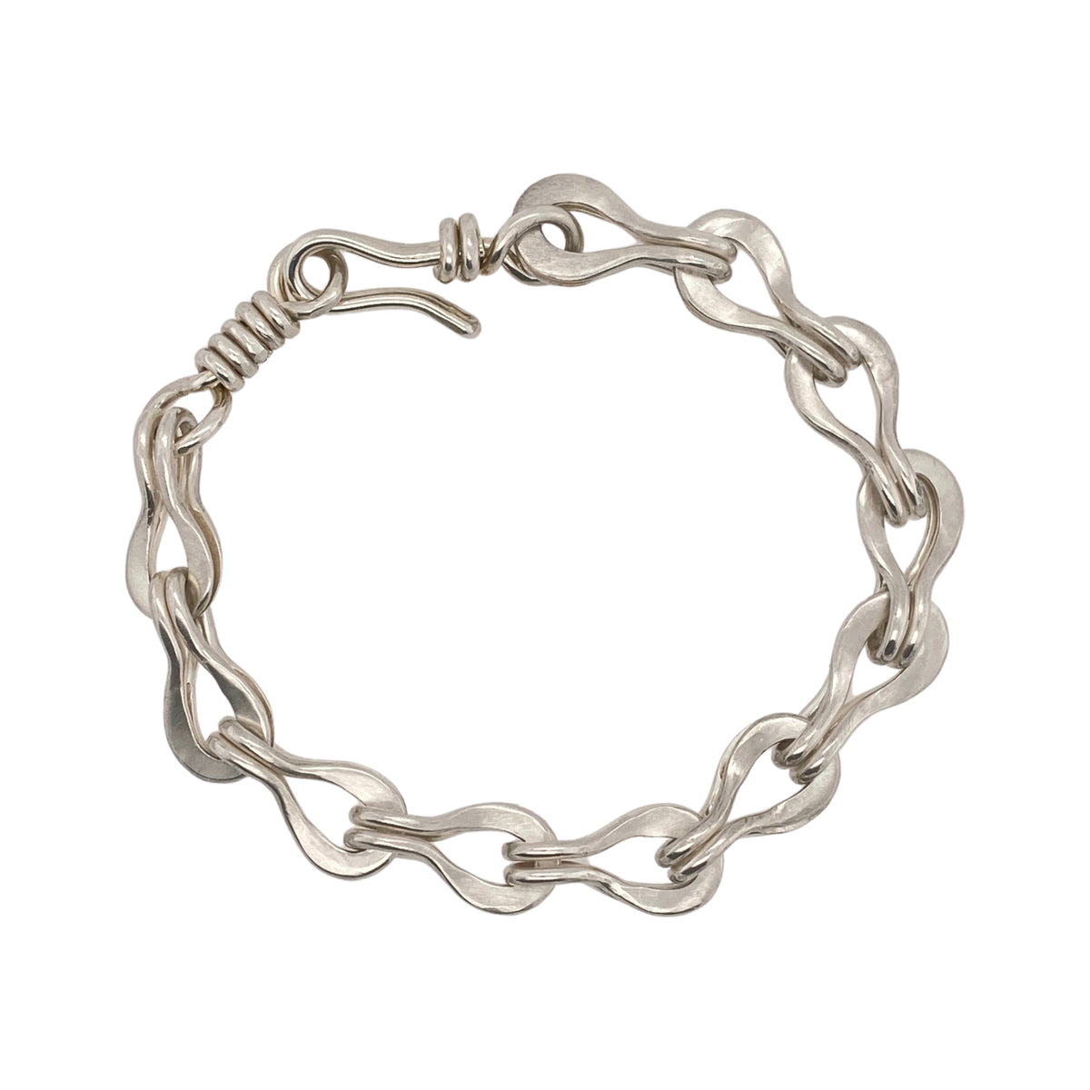 Camille Patton Silver Sailor Wire Jewelry Bracelet S02