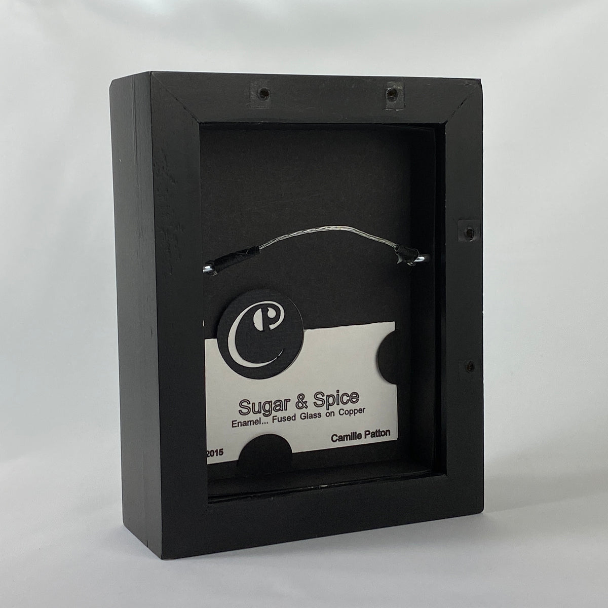 Camille Patton Sugar &amp; Spice Vitreous Enamel Framed Wall Art