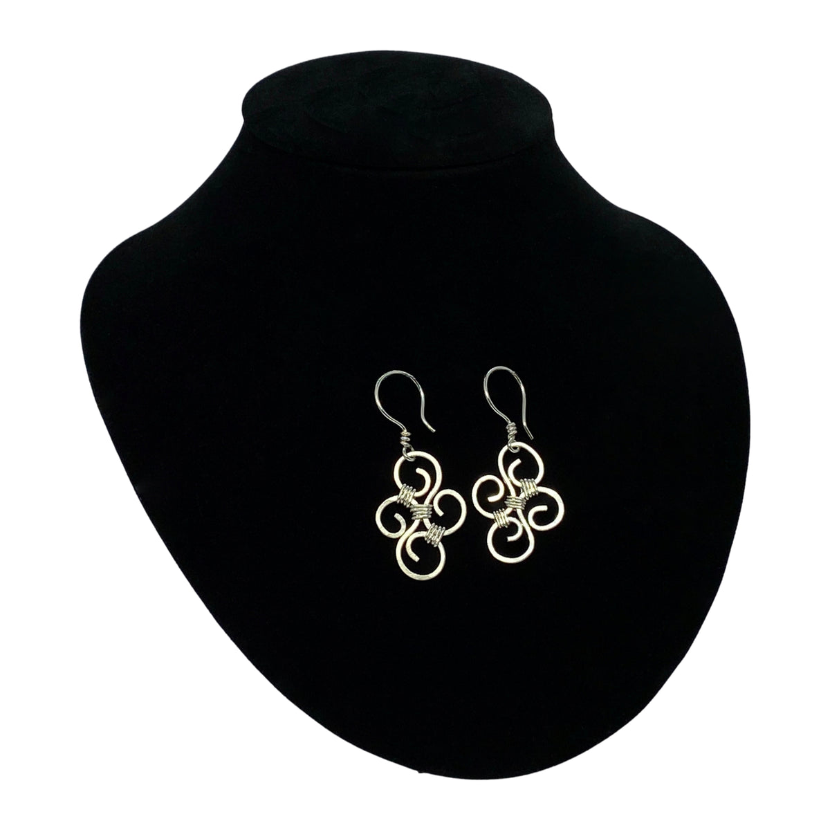 Camille Patton Swirl Wire Jewelry Earrings S02