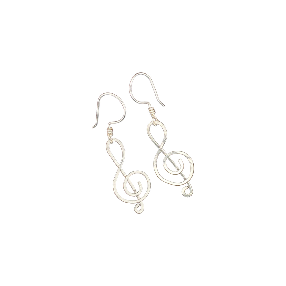 Camille Patton Treble Clef Wire Jewelry Earrings S06