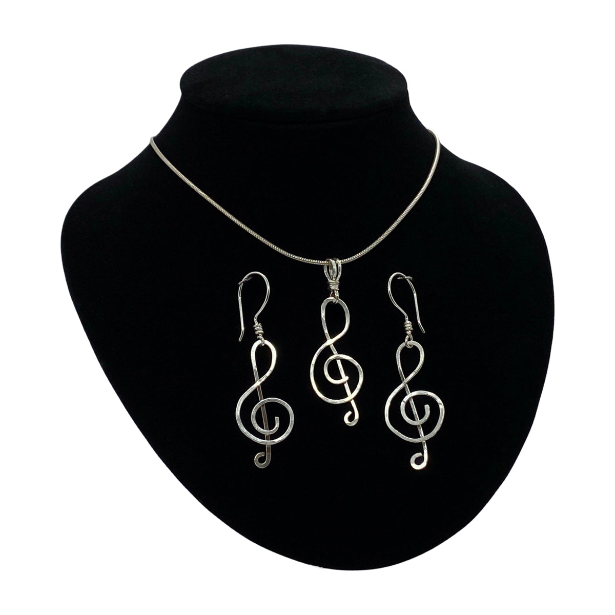 Camille Patton Treble Clef Wire Jewelry Set S02