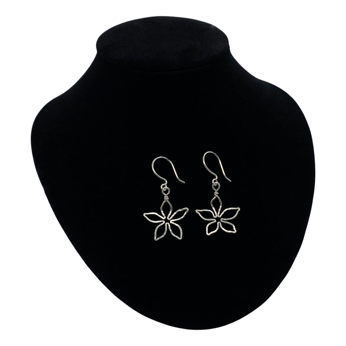 Camille Patton Violet 5 Petal Wire Jewelry Earrings S02